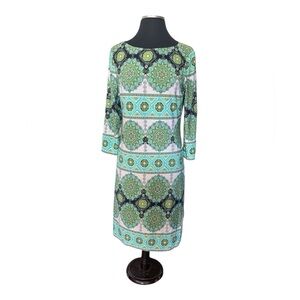 London Times kaleidoscope print dress size 10